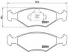 BREMBO P 23 124 Brake Pad Set, disc brake